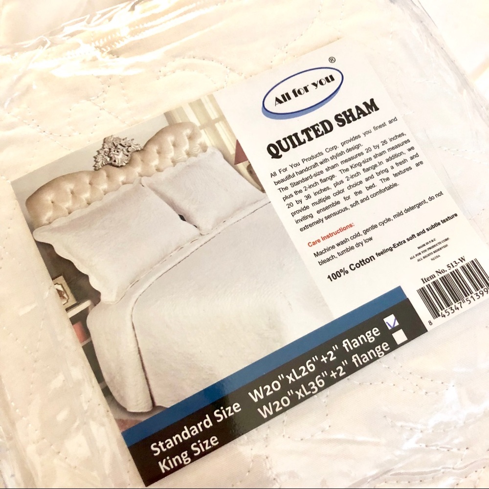 Quilted King Shams